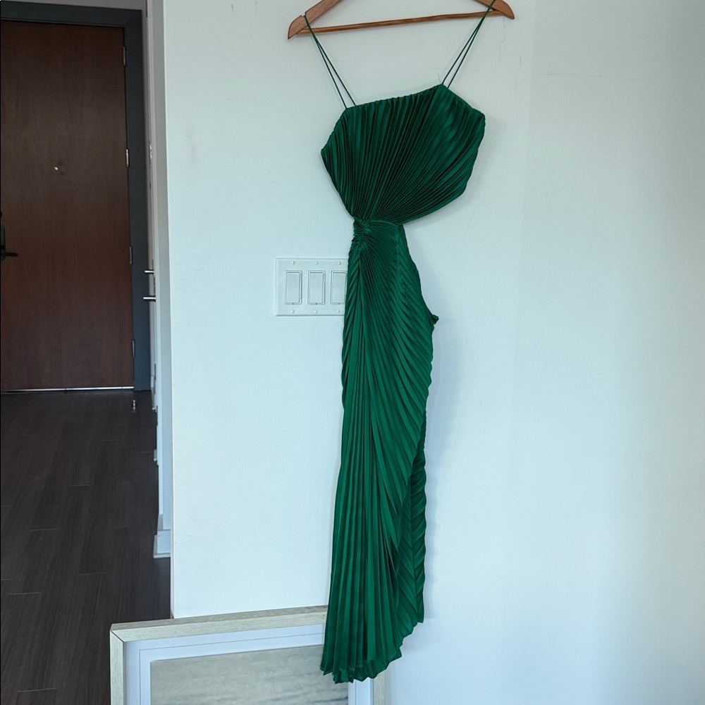 Alice + Olivia Vibrant Green Dress